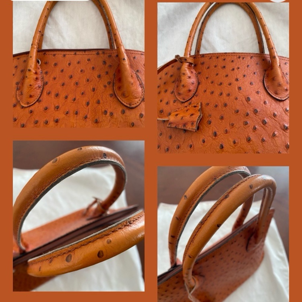 Gorgeous Leather Locking Satchel - Includes Lock & Key - Picture 15 of 17